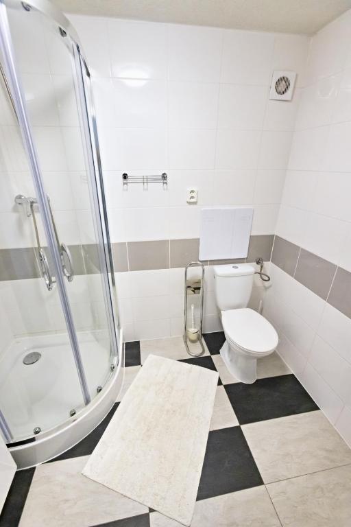 Koupelna v ubytování Apartmán Theo