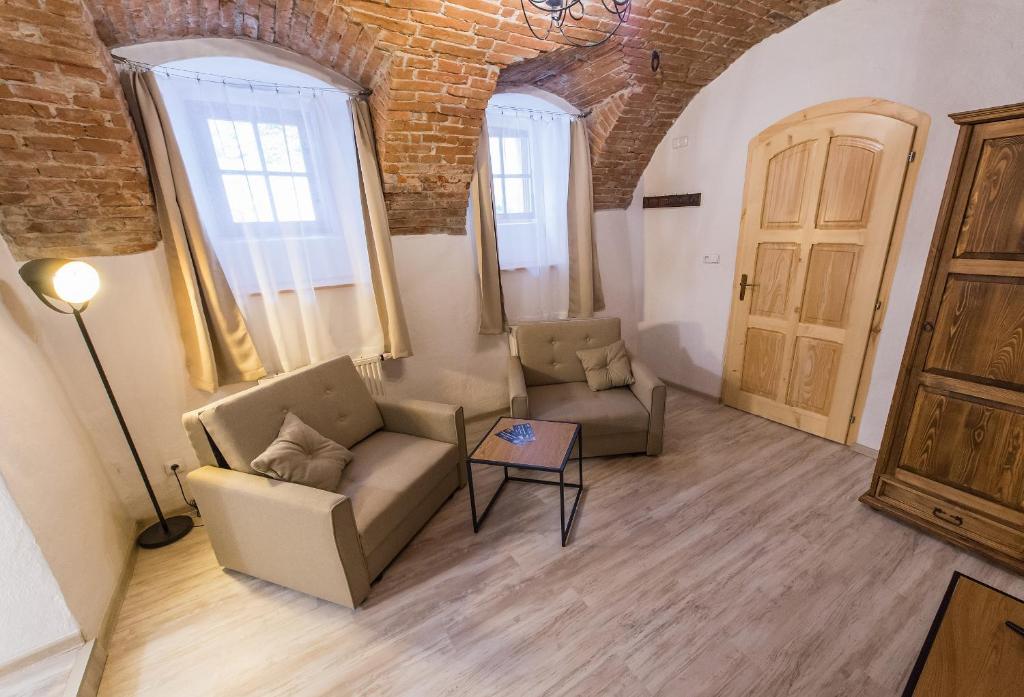 Część wypoczynkowa w obiekcie Pension U Zámku