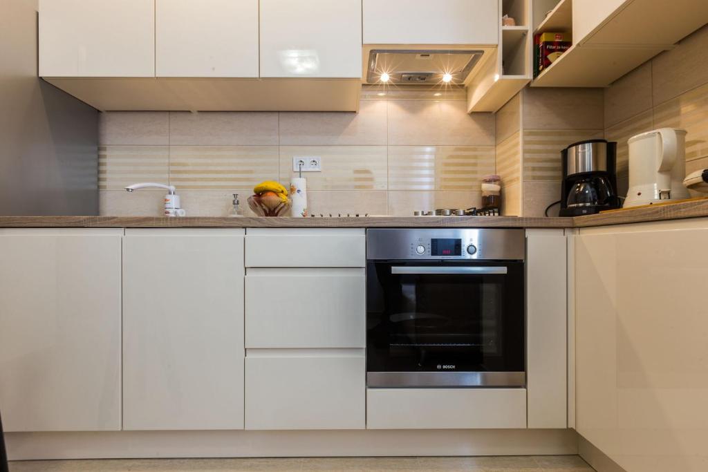 Kuchyňa alebo kuchynka v ubytovaní Stine Apartment