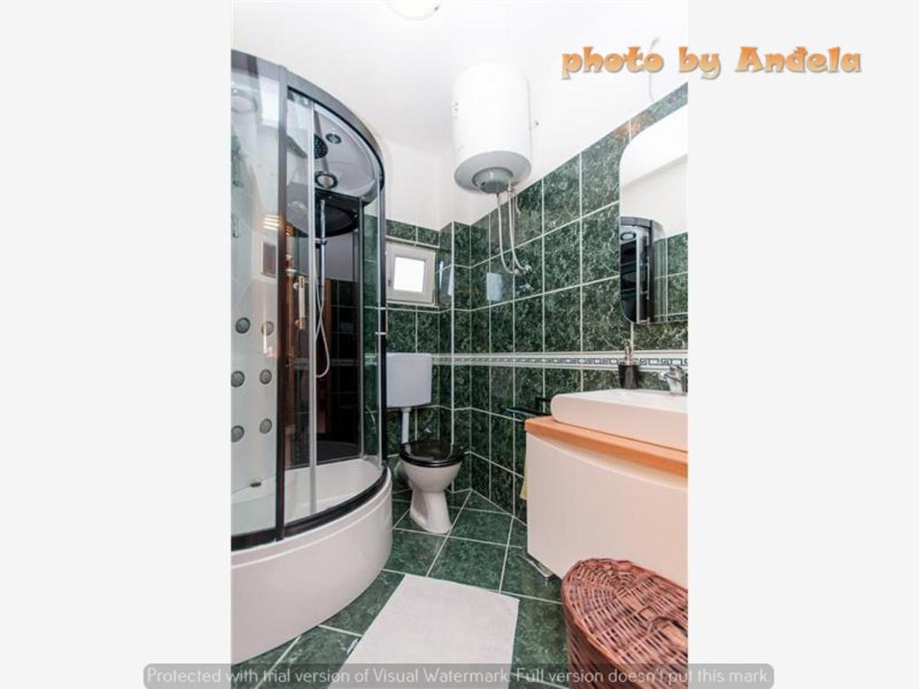 Kúpeľňa v ubytovaní Apartmani Anđela