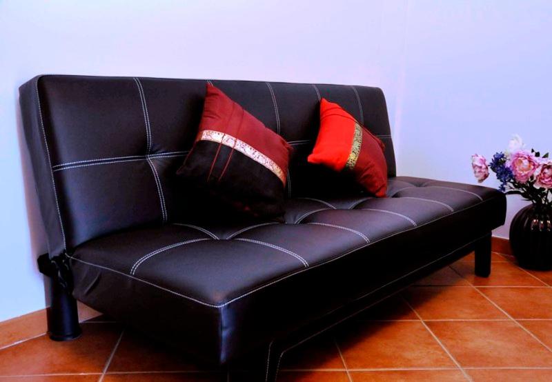 Część wypoczynkowa w obiekcie Villa Smeraldo Roma