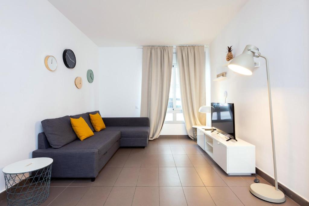 Posezení v ubytování Apartamentos Cornellalux