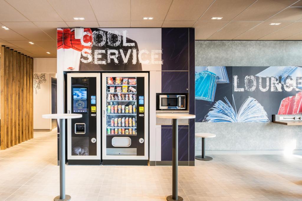 Certifikát, hodnocení, plakát nebo jiný dokument vystavený v ubytování ibis budget Gonesse Le Bourget