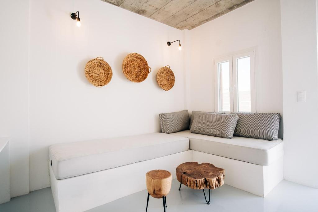 Posezení v ubytování Mesanto Luxury Suites