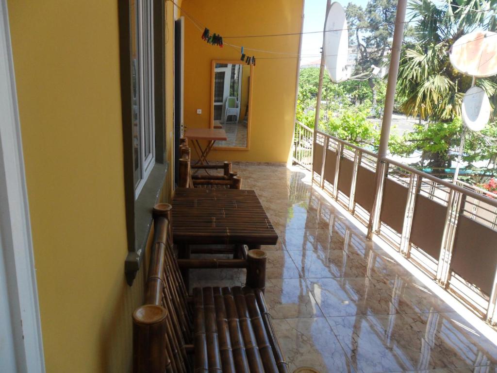 Balkón nebo terasa v ubytování Guest House Nika