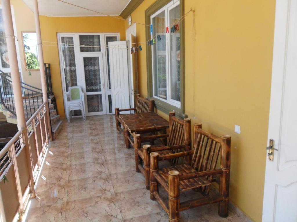 Balkón nebo terasa v ubytování Guest House Nika