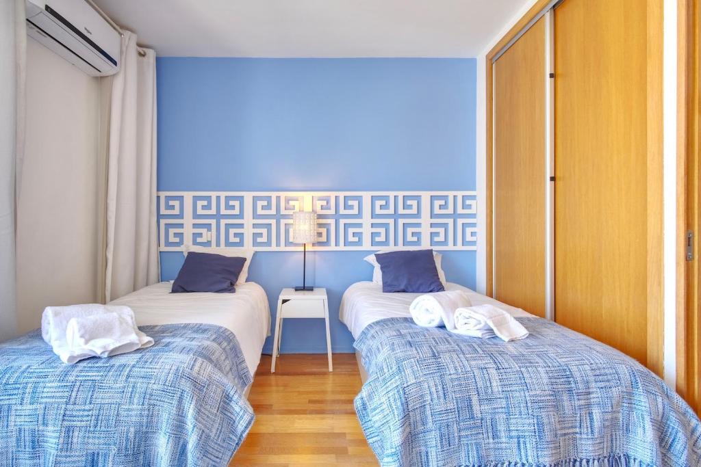 Postel nebo postele na pokoji v ubytování Casa da Avó