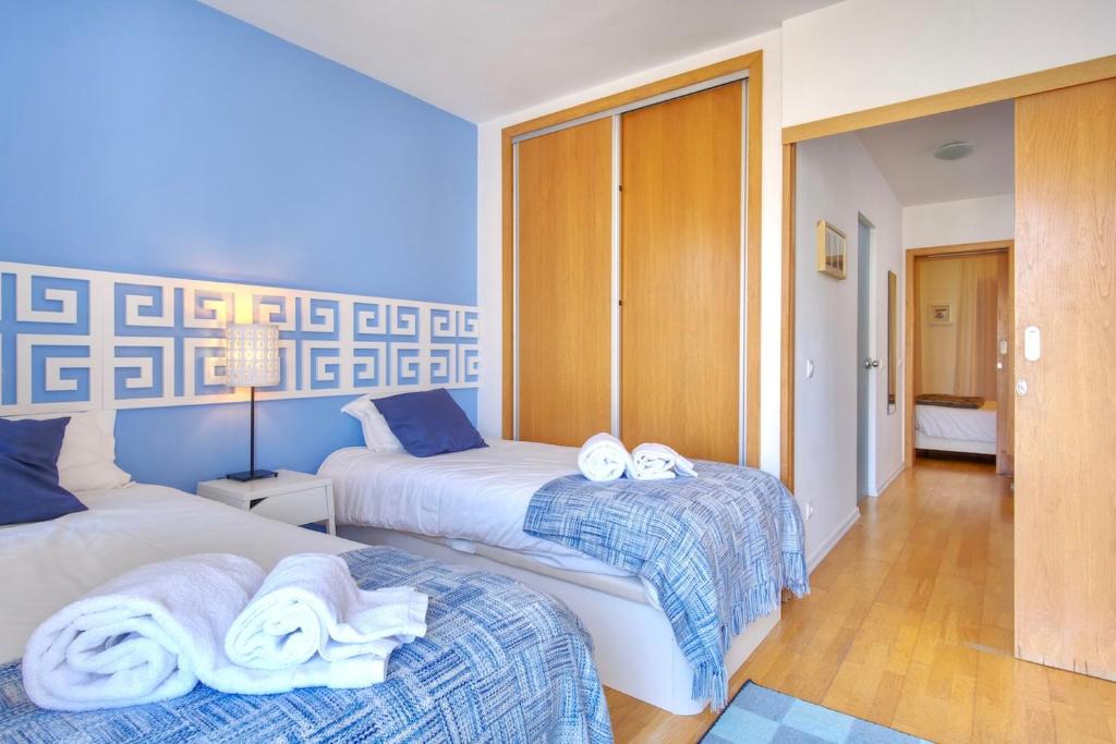 Postel nebo postele na pokoji v ubytování Casa da Avó