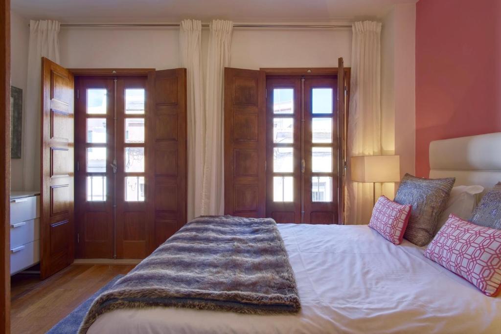 Postel nebo postele na pokoji v ubytování Casa da Avó