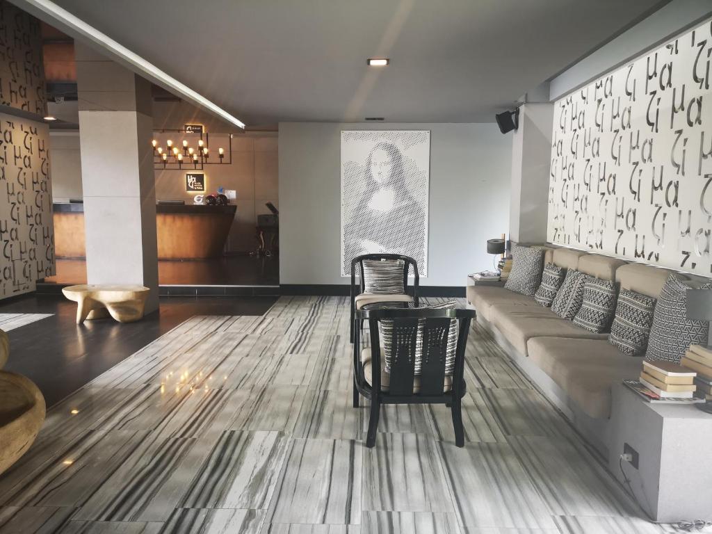 Posezení v ubytování Mazi Design Hotel by Kalima