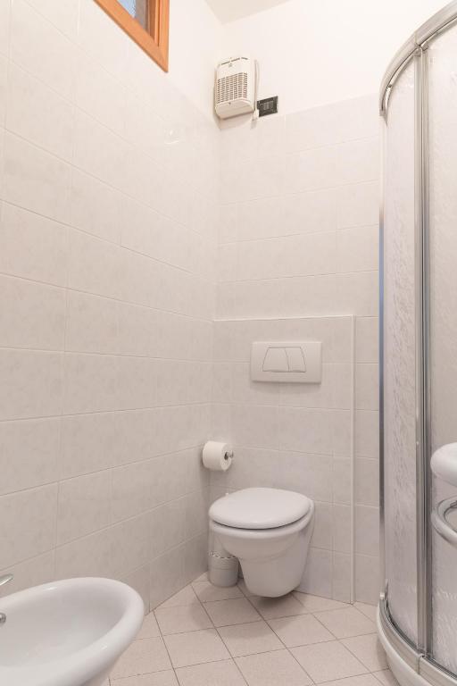 Koupelna v ubytování Hotel Sabrina