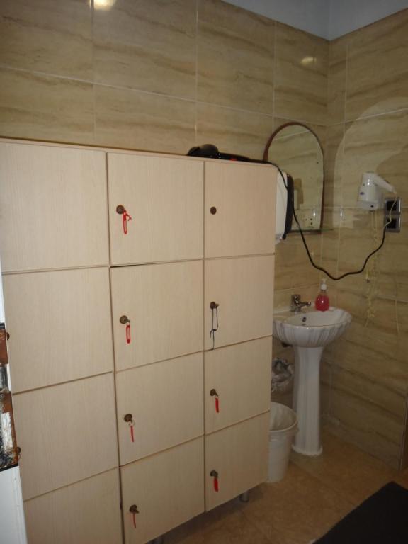 Kúpeľňa v ubytovaní Skourtaniotis spa rooms