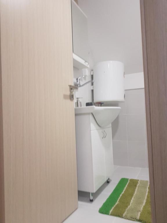 Kuchyň nebo kuchyňský kout v ubytování Dobrila Apartments