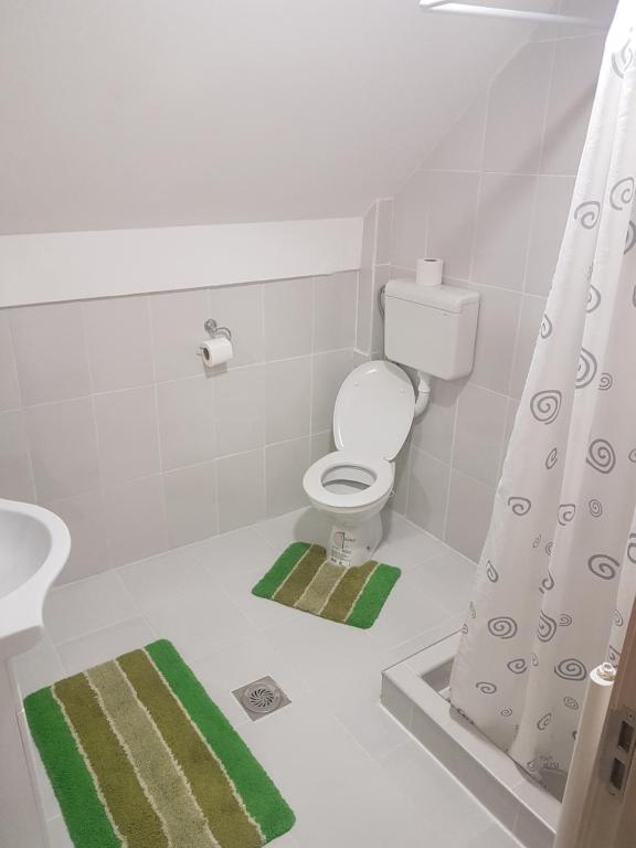 Koupelna v ubytování Dobrila Apartments