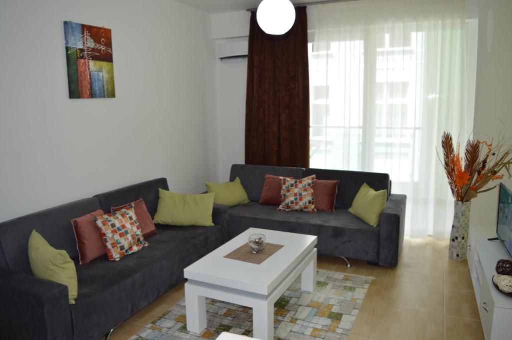 Posezení v ubytování Apartment Bllaca
