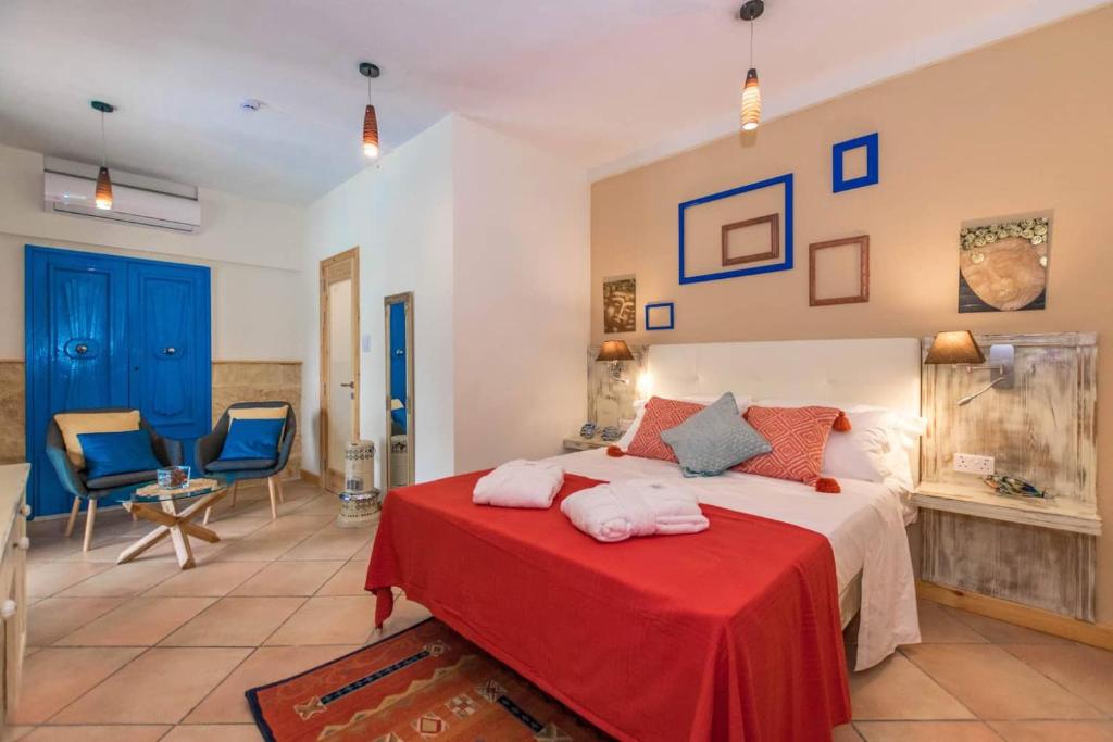 Postel nebo postele na pokoji v ubytování Kikka B&B