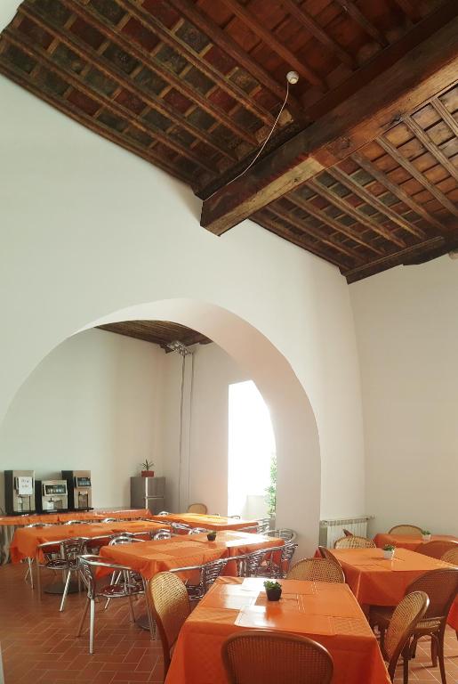 Restaurace v ubytování Ospitalia del Mare Hostel