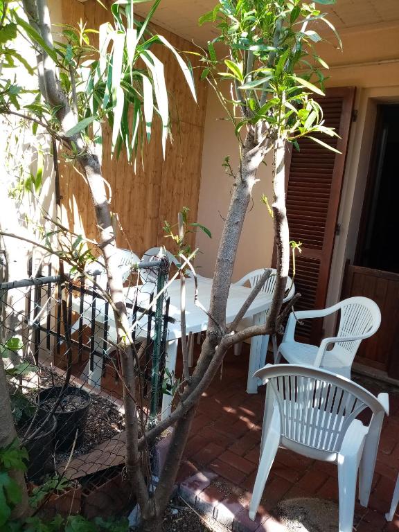 A balcony or terrace at da campione