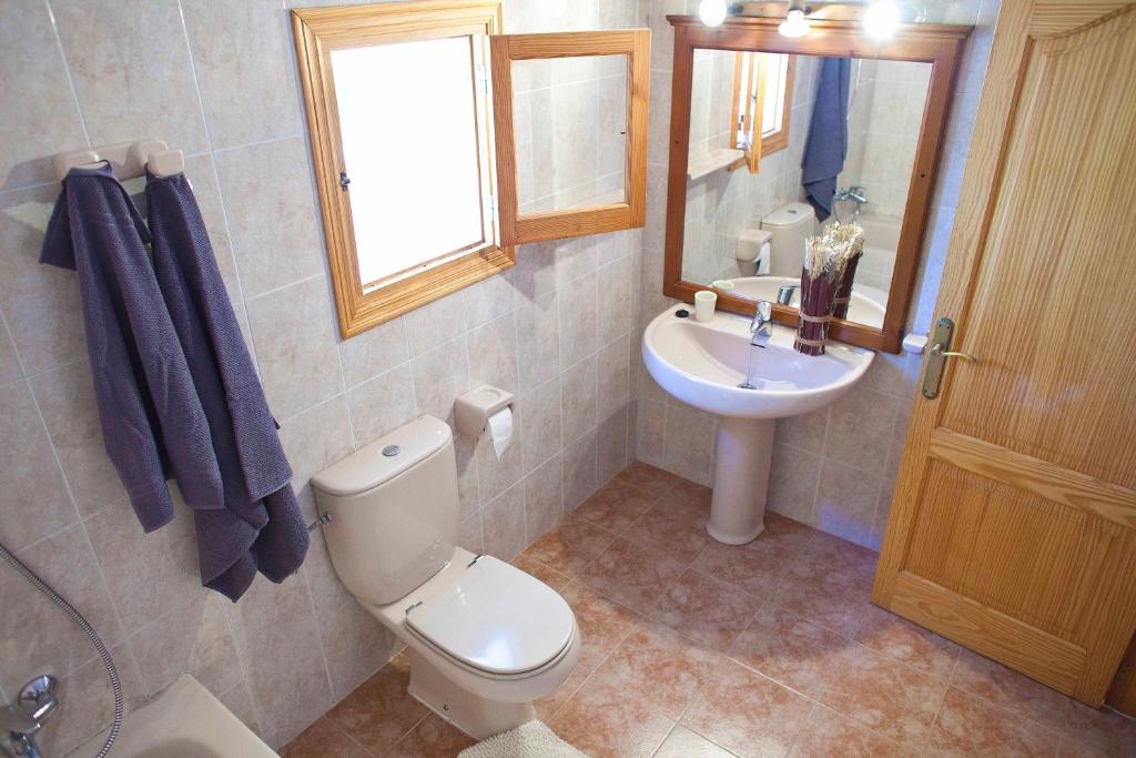 Koupelna v ubytování Can Teuet de ses Roques