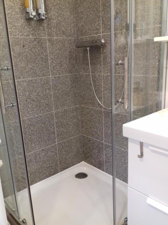 Kúpeľňa v ubytovaní Ferienwohnung Wiesmühlstrasse