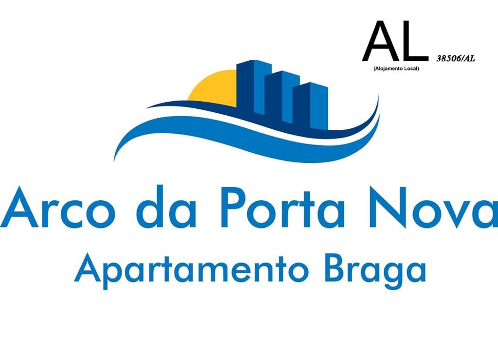 a logo for the argo do para novo argentina argentina at Arco Da Porta Nova in Braga