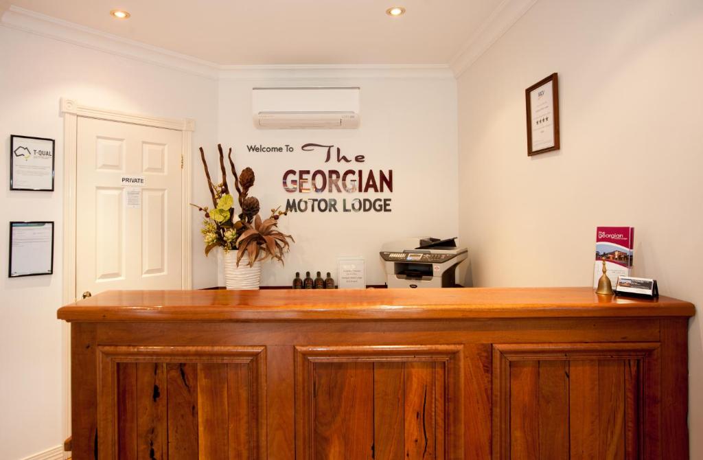 Vstupní hala nebo recepce v ubytování Georgian Motor Lodge