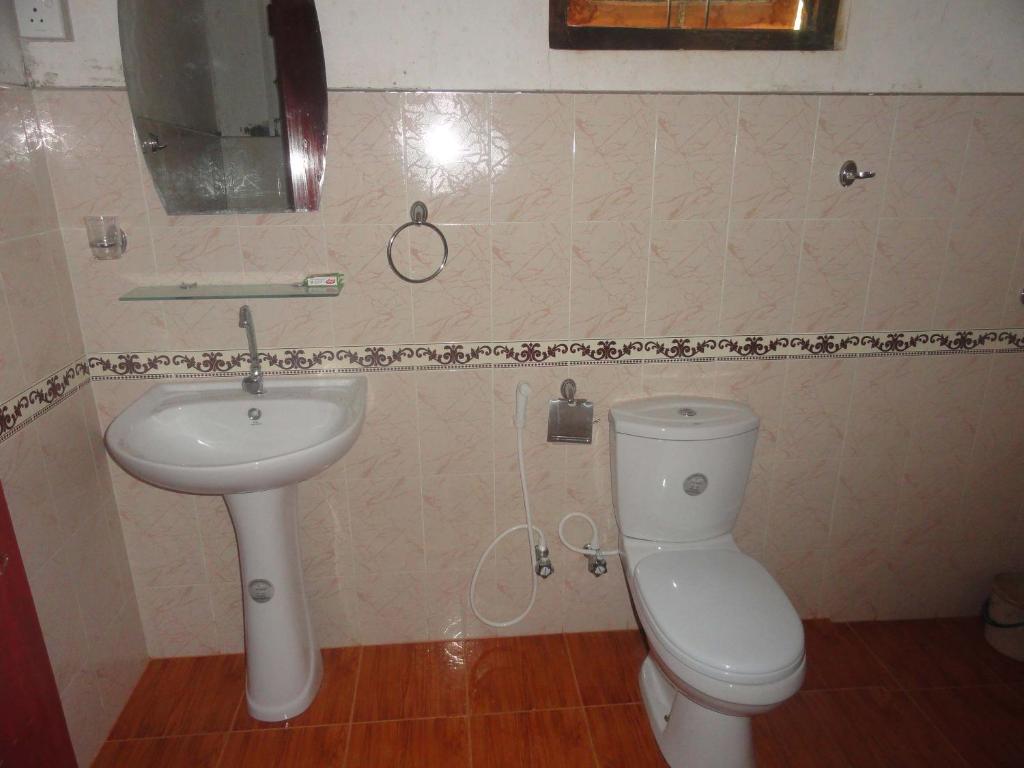 Koupelna v ubytování Lak Nilla Guest House
