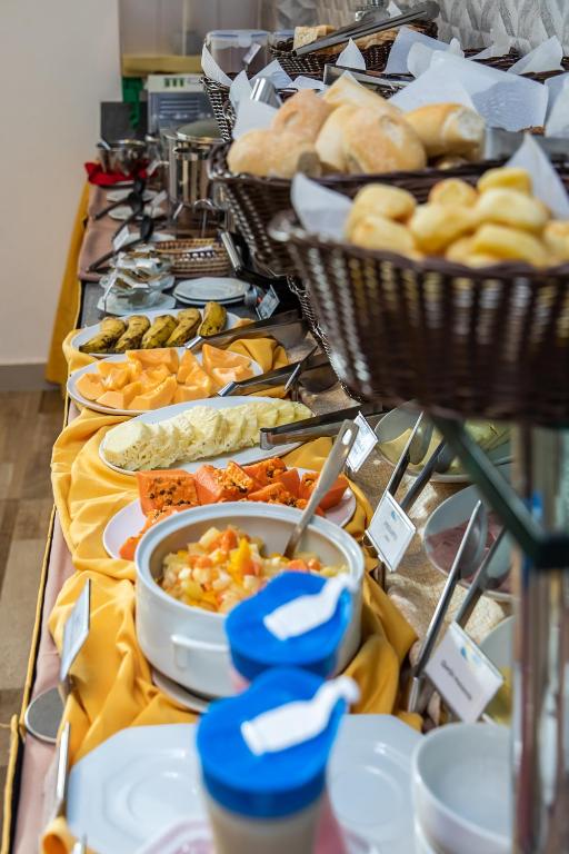 Comida no hotel ou em algum lugar perto