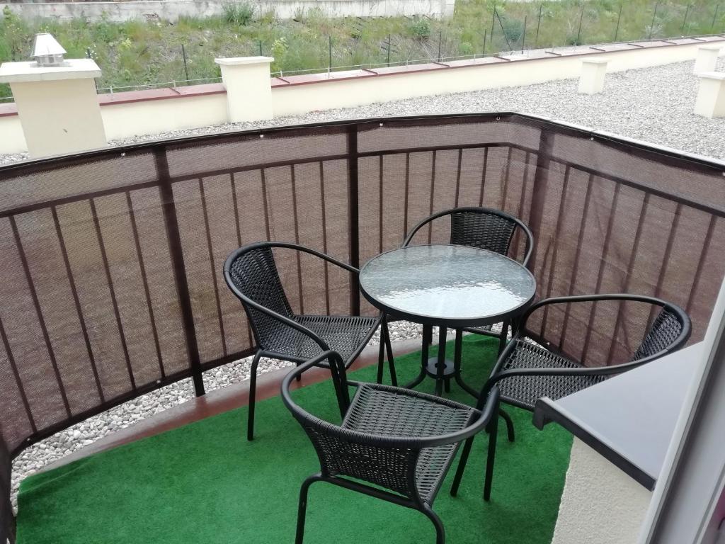 Balkón alebo terasa v ubytovaní Apartament u Magdy