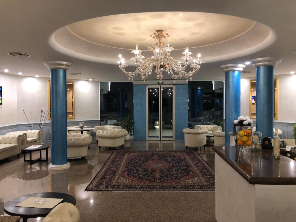 Posezení v ubytování Grand Hotel Playa