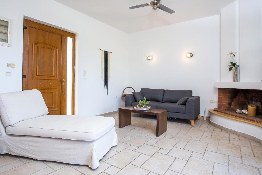 Setusvæði á Apartment Ivy Kallithea