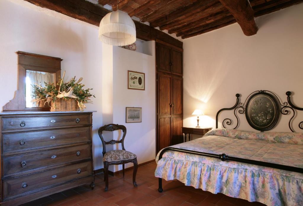 Postel nebo postele na pokoji v ubytování B&B Il Molinello
