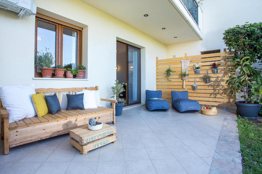 Setusvæði á Apartment Ivy Kallithea