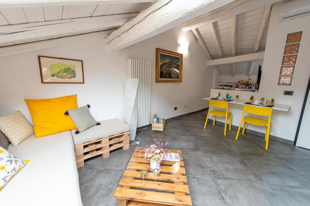 Posezení v ubytování B&B Il Tetto di Anita