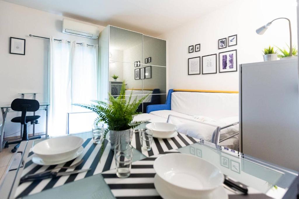A seating area at Apartment Monte Nero 29