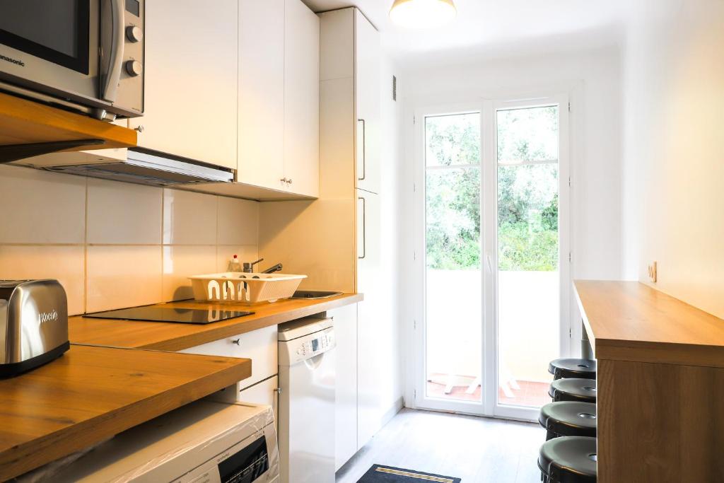 Kuchyň nebo kuchyňský kout v ubytování La Provence