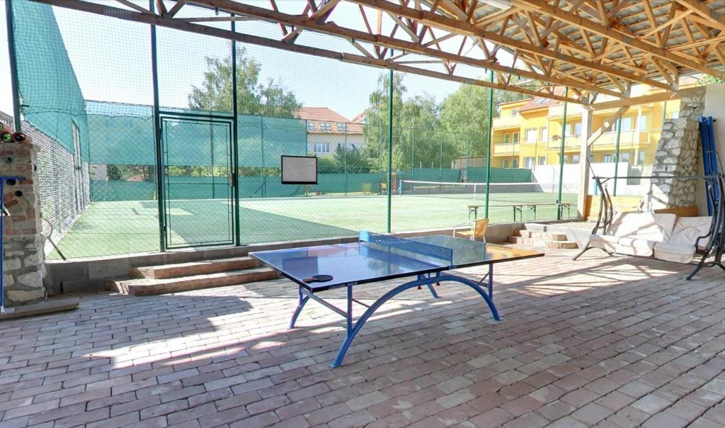 Stolní tenis v ubytování Apartmány Gulliver nebo okolí