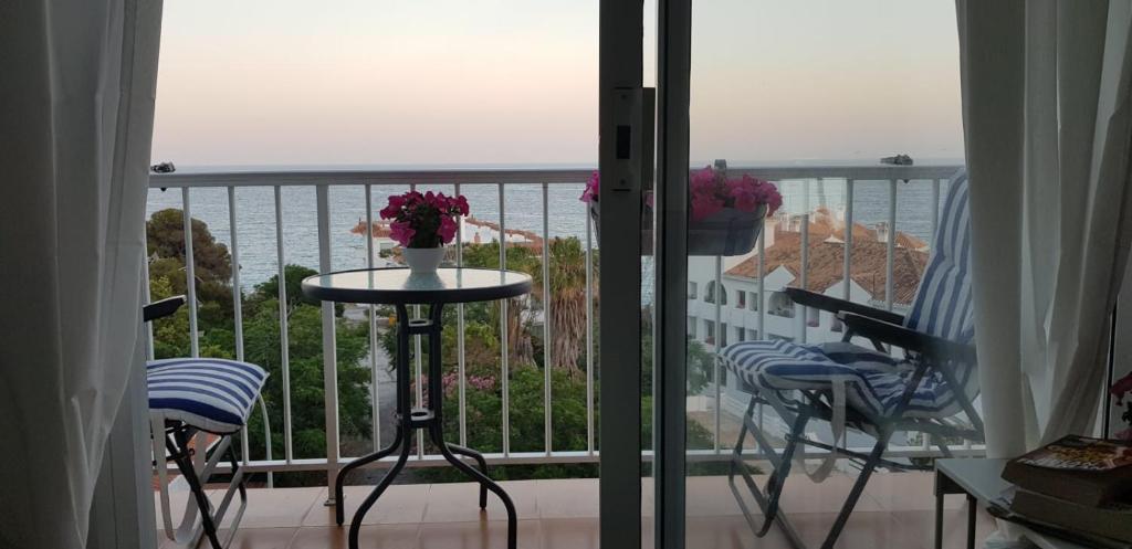 Balkon lub taras w obiekcie Apartment Edificio Sur 19