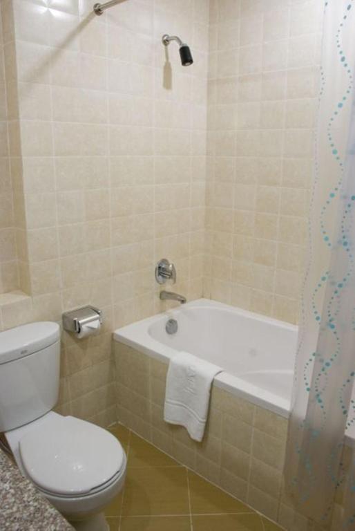 Koupelna v ubytování Salita Hotel