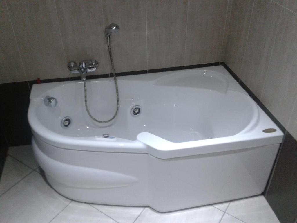 Koupelna v ubytování Green Hotel Ninfa