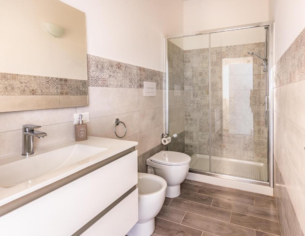 Koupelna v ubytování L'Antico Borgo B&B