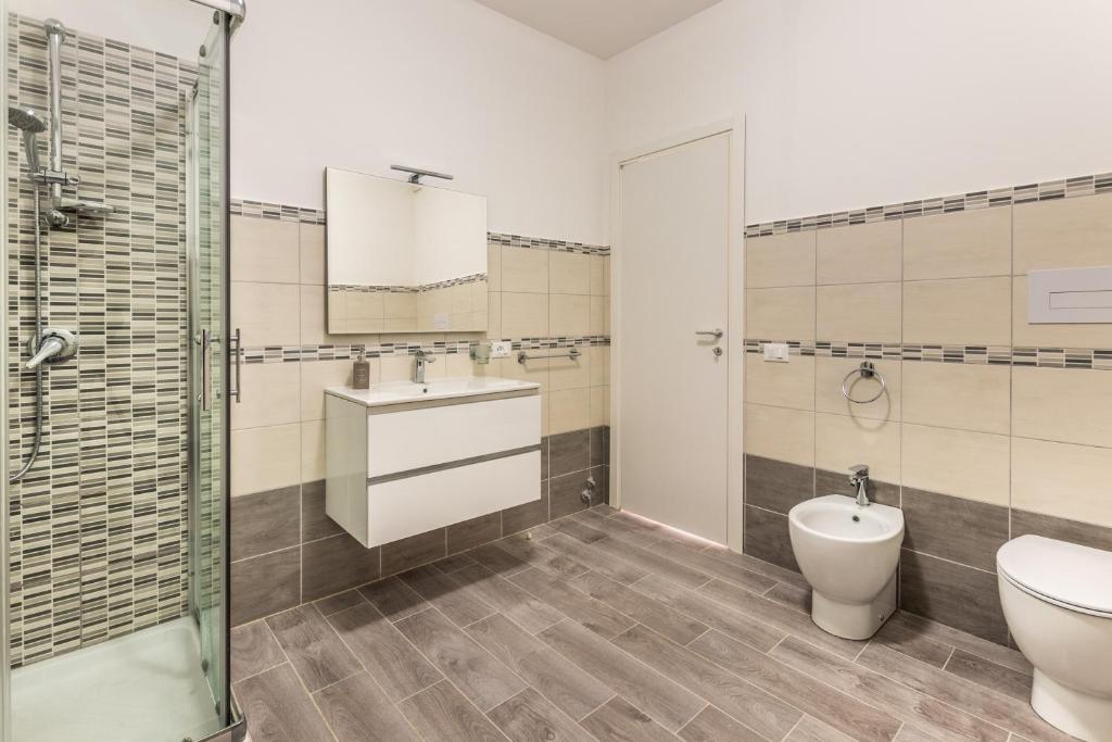 Koupelna v ubytování L'Antico Borgo B&B