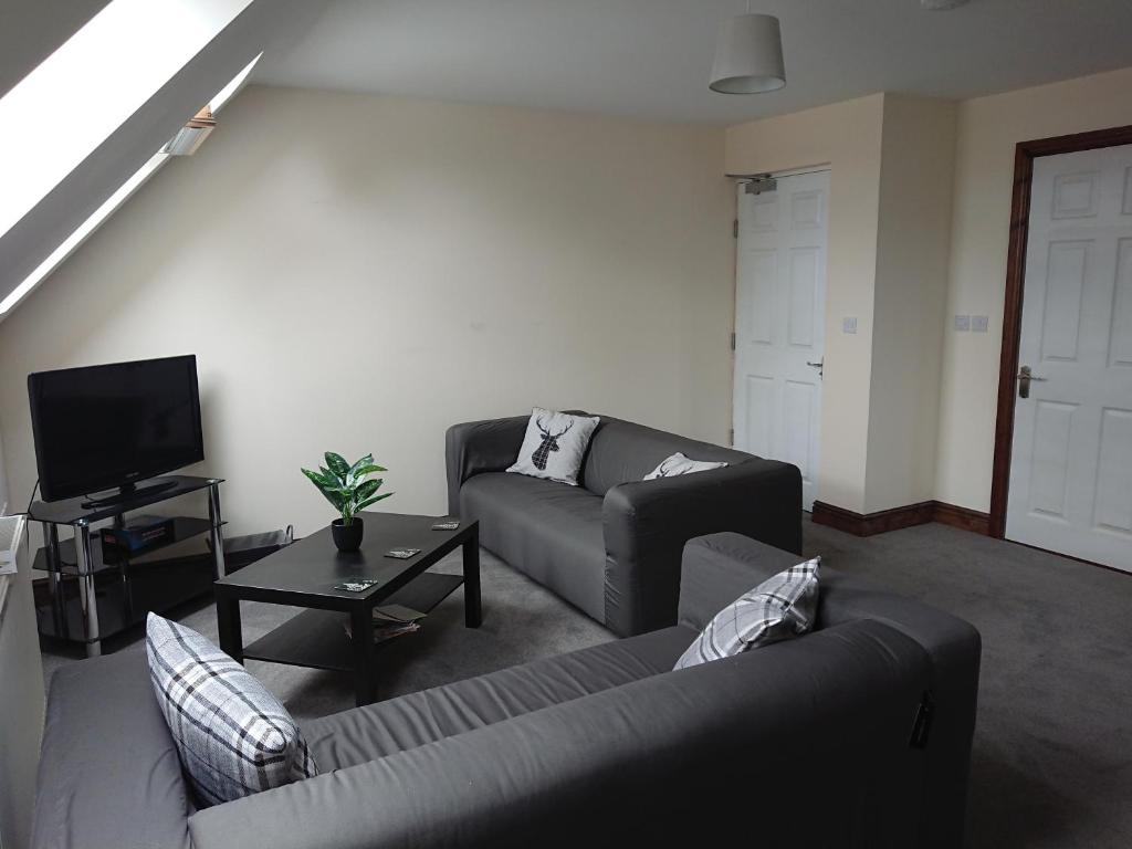 Χώρος καθιστικού στο 2 Wood Yard Cottages, Red Mayes Farm