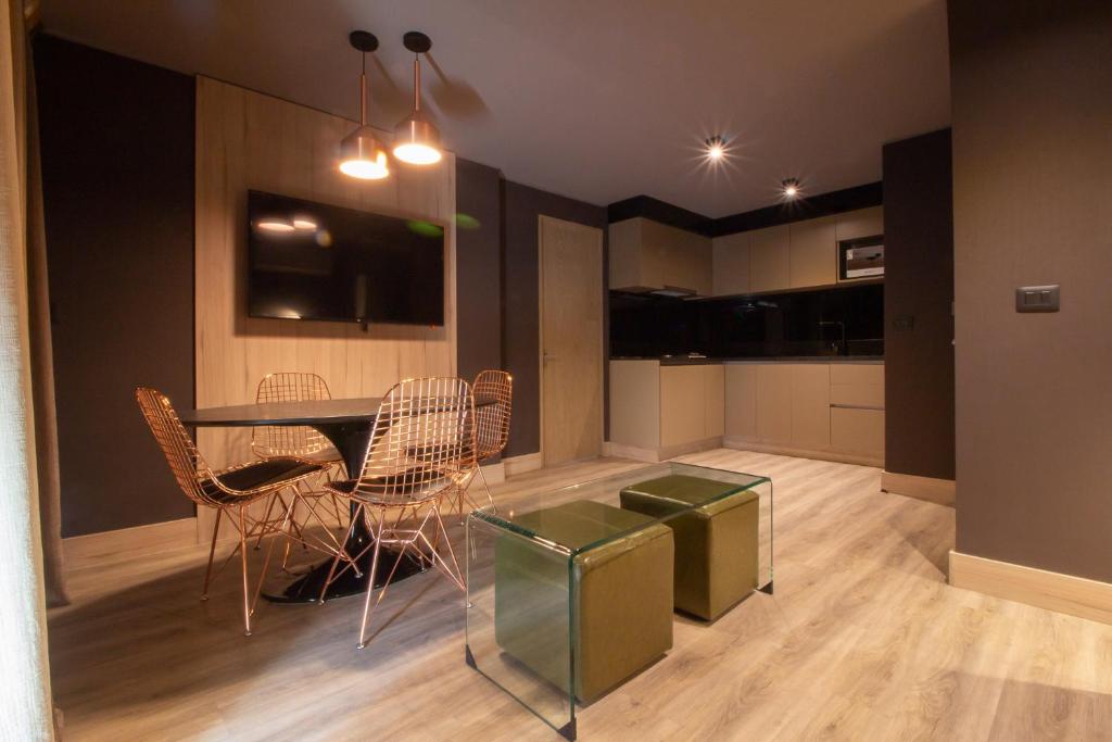 Posezení v ubytování One Nk Apartments