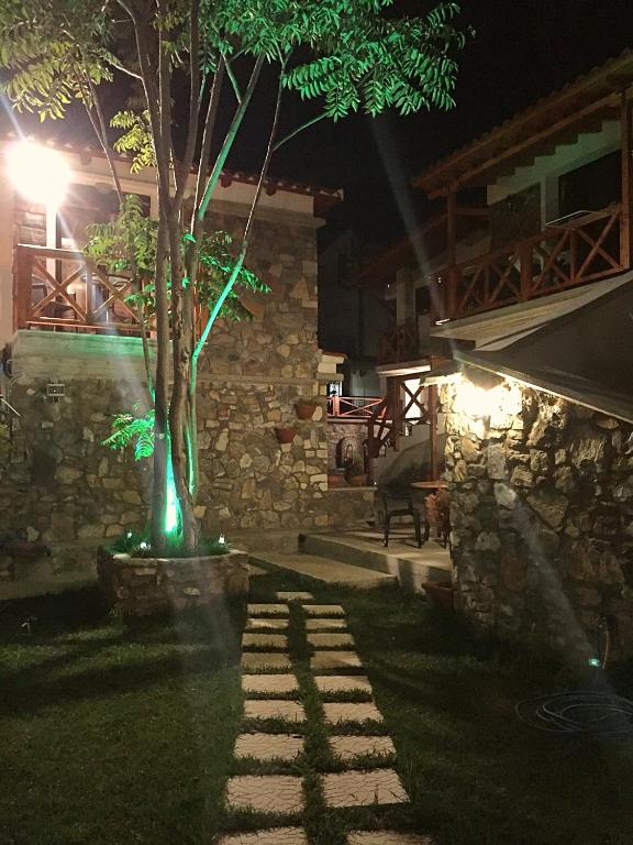 Zahrada ubytování Villa Makri
