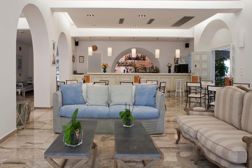 Posezení v ubytování Kamari Hotel
