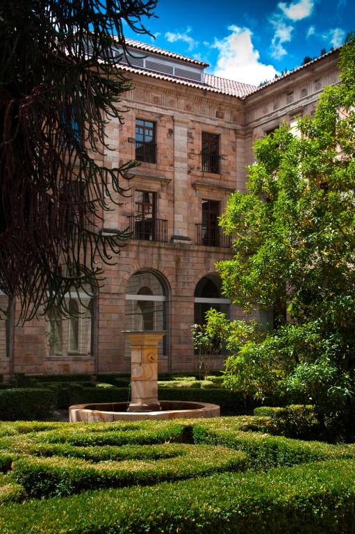 Jardín al aire libre en Parador de Corias