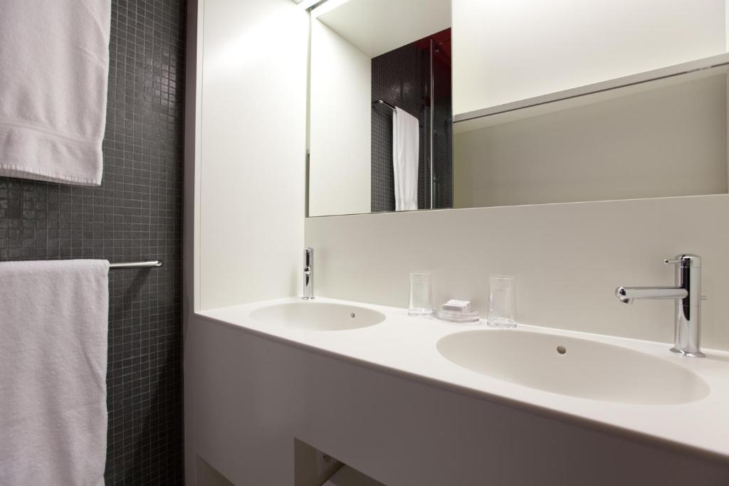 Koupelna v ubytování Hotel Dom - das Hotel mit dem Integrationskonzept