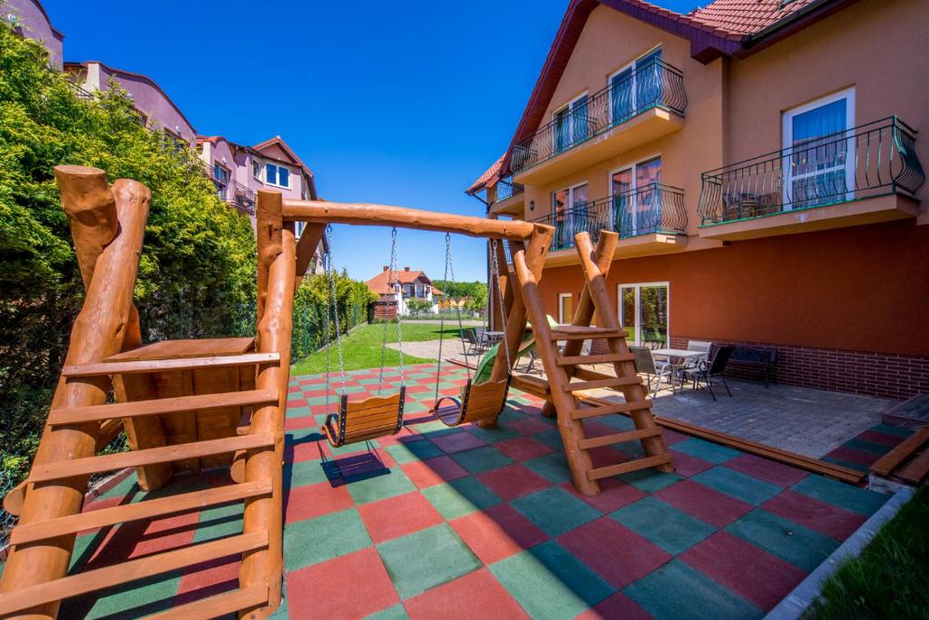 Balkón nebo terasa v ubytování Malinka