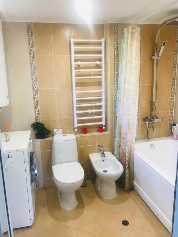 A bathroom at Guest house Grahlyov